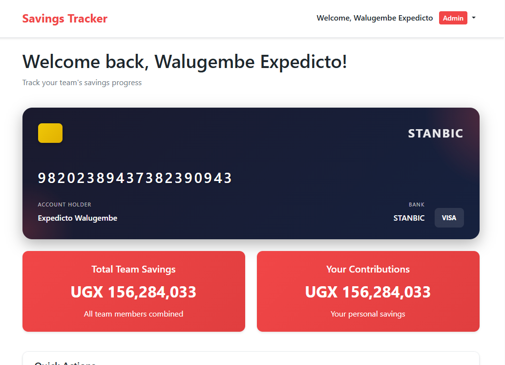 Savings Tracker